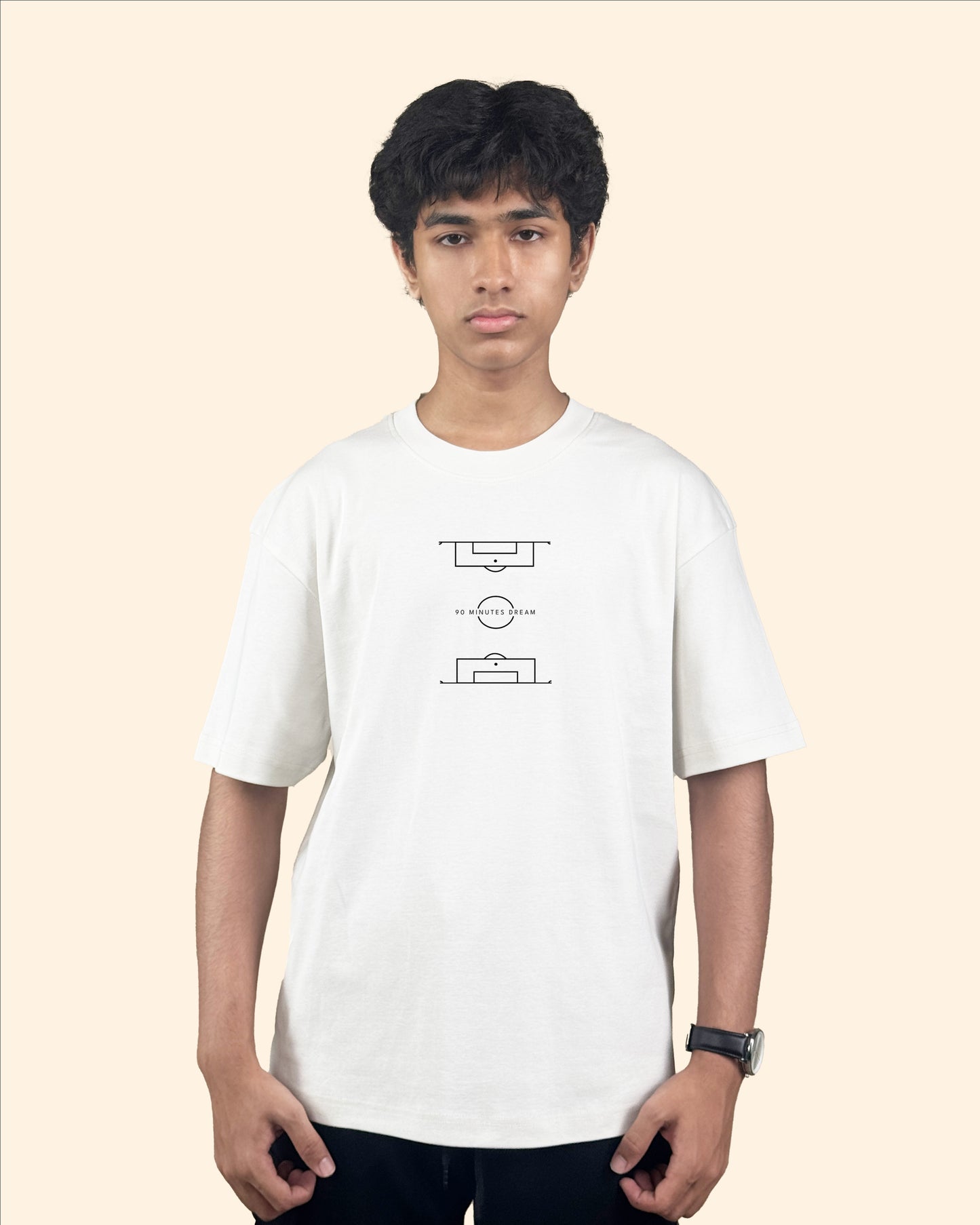 90 Minutes Dream | Oversized Graphic Tee