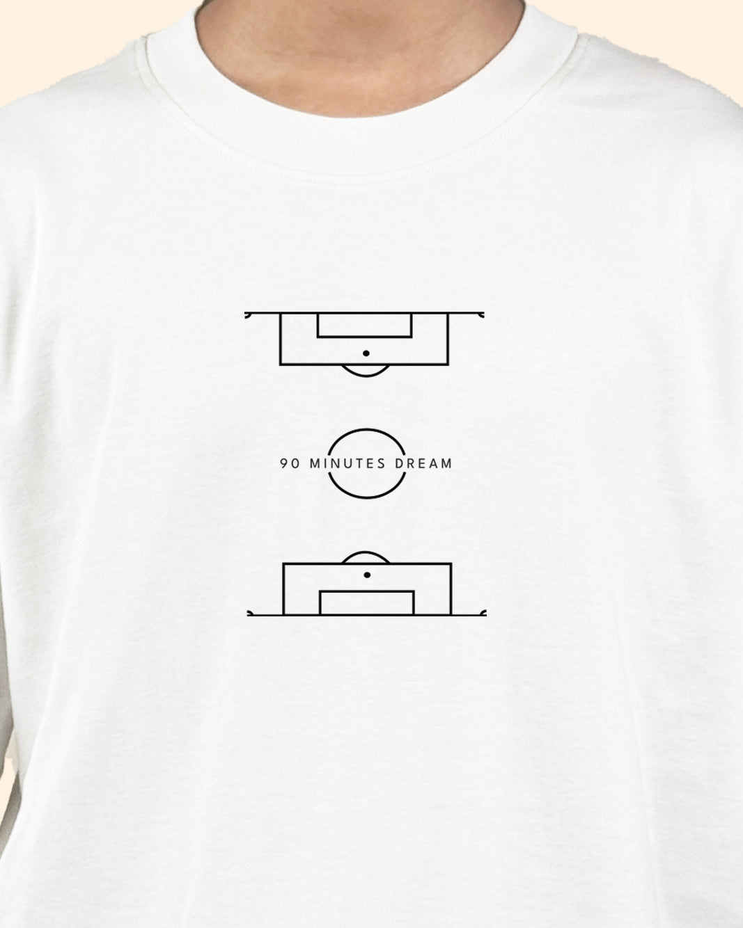 90 Minutes Dream | Oversized Graphic Tee