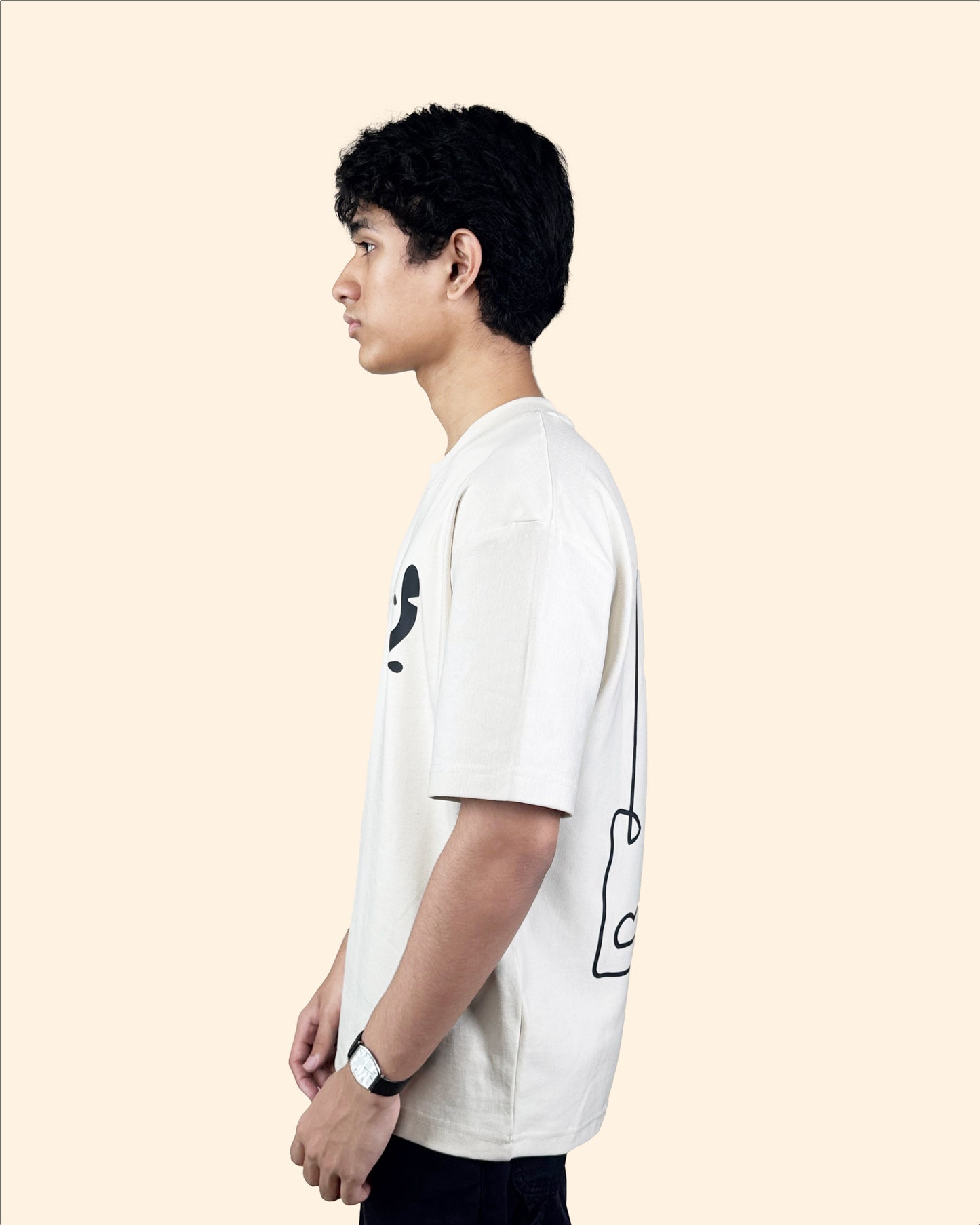 Dotface | Oversized Graphic Tee