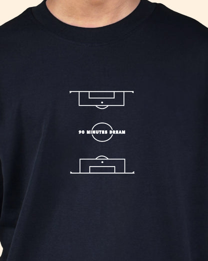 90 Minutes Dream | Oversized Graphic Tee
